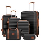 6-piece Hardside Luggage Set With Spinners - 16  20  24  28  Suitcases  Travel G