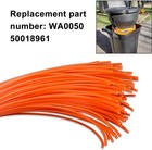 85 Pack Wa0050 Flex-a-line Replacement Lines For Worx Wg430 Leaf Mulcher 5001896