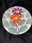 Vintage Japanese Hand Painted Lusterware  7     Plate Floral Design 1930