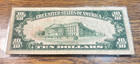1929  10 New York Brown Seal National Currency Nice Original Vf Chrc