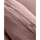 New Quince Organic Airy Gauze Duvet Cover Only King Fig Purple Mauve