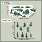 Large Woodland Nursery Decor Watercolor Pine Tree Wall Stickers Nursery Wall Dec