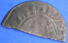 Medieval Hammered Long Cross Silver Halfpenny    d  0 68g   33255 