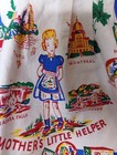 Vintage Child   s Souvenir Apron From Canada Mother   s Little Helper  1950-60
