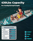 10 8 11 x35   Fishing family Stable Inflatable Paddle Boards  Extra Wide Sup Pad