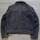 True Vintage 1970   s The Leather Shop Sears Blue Suede Western Jacket Size 40 m