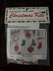 Merry Puffin   s Ornament Kit Makes 18 Tiny Treasure Merri Mac Ornaments Rare New