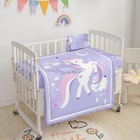 Crib Bedding Set  3-piece Nursery Bedding With Comforter  Crib Sheet   Skirt    