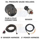 Glowshift 52mm Black 7 Color Boost   Oil Pressure   Air Fuel Ratio - 3 Gauge Set