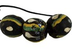 3 Ghost Venetian Trade Beads Loose