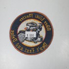 Biker Lives Matter Don t Text And Drive Embroidered 3  Orange Biker Patch 