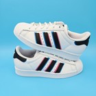 Adidas Superstar J White black pulmag Big Kids Shoes Ie7388 New