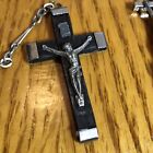 Lot Of Religious Medals Rosary Made In Italy I Have Called You In Vtg Cigar Tin