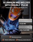 Pro Mig Welder 110 220v 200a Mig Tig Mma stick Welder Double Pulse Weld Aluminum