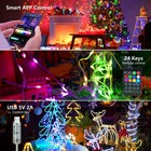 100 Led Fairy Lights String Rope Light Christmas Usb Remote Bedroom Smart App