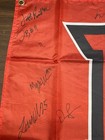 2021-22 Miami  oh  Redhawk Basketball Team Signed Autographed Flag