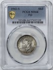 1942 -s Fiji George Vi Shilling   Pcgs Ms 64 500k Mintage   Top Pop