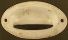     Antique Porcelain Hemp Drawer Pull Apothecary Pharmacy Vgc