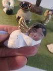 Vintage Folk Art Made In Mexico   More  Hand Painted carved Miniature clay 9-pc