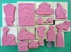 Cute Kitties Collection -  Your Choice -  Cat kitten Wood Mounted Rubber Stamp