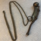 Copper Brass Boatswain Whistle Bosun Nautical Call Pipe W  Chain 4 5  Navy