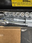 Vintage Nos Stanley Usa Workmaster 11 Piece Ratchet Socket Set 3 8    Drive Sae