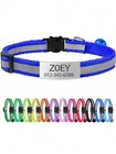 Personalized Cat Collar Reflective Breakaway Custom Engraved Id Tag Name Bell Us