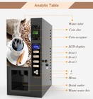Smart Commercial Fully Automatic Self Coin 3 Instant Coffee Vending Machine New