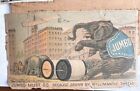 Trade Cards Victorian Scrapbook 1880s Album Page Color Litho 8 Cards B75