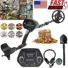 Lcd Metal Detectors Waterproof Gold Digger Deep Sensitive Hunter Coil Searcher