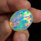 Natural Multicolor Fire Opal Oval Cabochon 4 55 Ct Aaa  Australian Gemstone