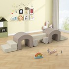 7-in-1 Soft Foam Climber Set  Indoor Climb   Crawl Playground For Toddlers