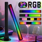Sound Voice Activated Light Pickup Rhythm Music Rgb Led Strip Tube Car Bar Lamp