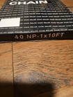 Ansi Roller Chain Size 40np 1x10ft  lot Of 2