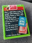 Sealed 1996 Budweiser Frog Playing Cards Vintage Deck New Old Stock Anheuser 