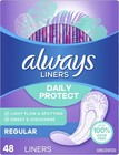 Always Radiant Pantiliners  Regular  Unscented  48 Liners  pack Of 2 