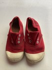 Vintage Red Canvas Baby Sneakers Made In The Usa Size 6