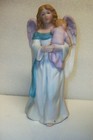 Vintage Guardian Angel With Baby Porcelain Bisque Figurine   1434 Homco In Box