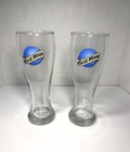 Blue Moon Beer Pilsner Glasses 20oz Tall Thick Heavy Bottom Two Bar Room Mugs