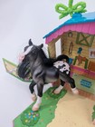 Breyer Lot Pony Gals Folding Arena Barn Playset With Ponies Foal Wind Dancer 