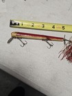Old Vintage Antique  Hand Carved Made Painted Wood Folk Art Fishing Lure Plug