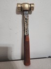 1 21 Lbs  Total Weight Yellow Brass Non Sparking Hammer With Fiberglass Handle 