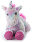 Unicorn Plush Stuffed Animal 13 Inch Pastel Tie Dye Rainbow Horn Toy Petting Zoo