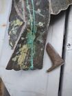 Large Antique Folk Art Copper Soaring American Eagle Weathervane 50   Read