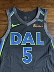 Nike Nba 2017 18 Dallas Mavericks City Edition Game Worn issued Jersey Last One