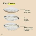 1 2 Pack Premium Coop Home Goods King Queen Size Memory Foam Loft Bed Pillows Us