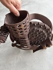 Vintage Black Hawk Cast Iron Hand Crank Corn Sheller Ah Patch