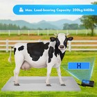 Digital Pet Scale 440lb Livestock Weight Scale With Tare Zero Unit Conversion