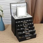 Jewelry Boxes For Women  White And Black 6 Layer Large Jewelry Box -  New