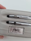 Read Vintage Cross 3501 Classic Century Chrome Pen Pencil Set Box Usa